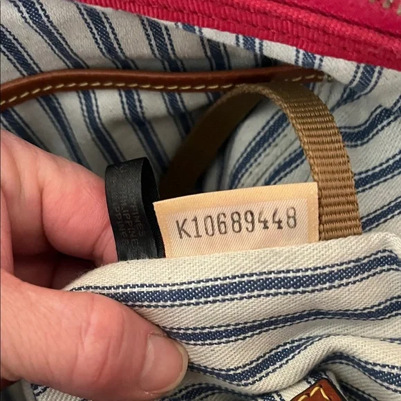 Dooney & Bourke Aqua and Brown Tote - Picture 8 of 8